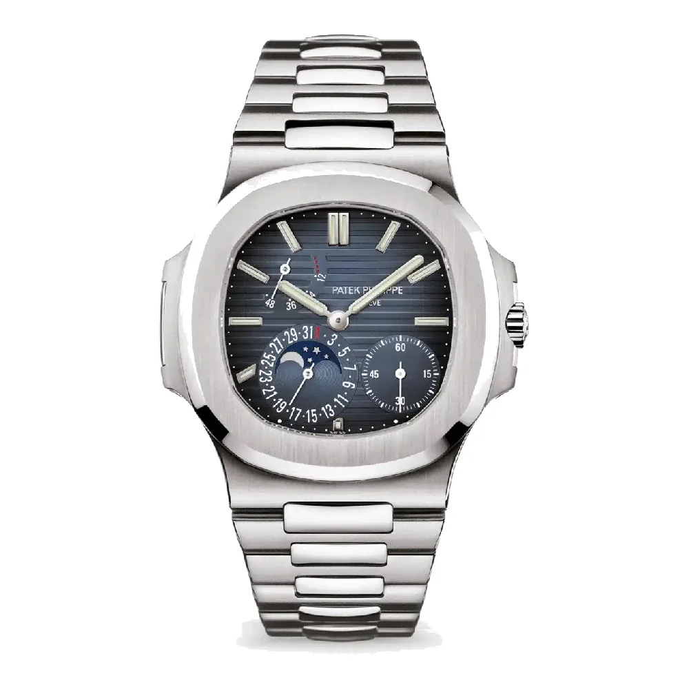 Patek Philippe Nautilus 5712/1A-001 Moon Phase Silver watch product photo