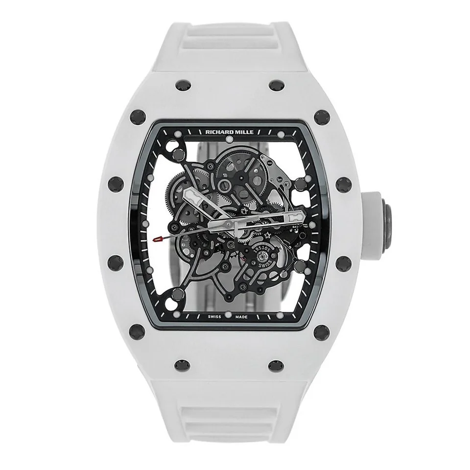 Richard Mille RM055 Replica Bubba Watson White Ceramic watch product photo